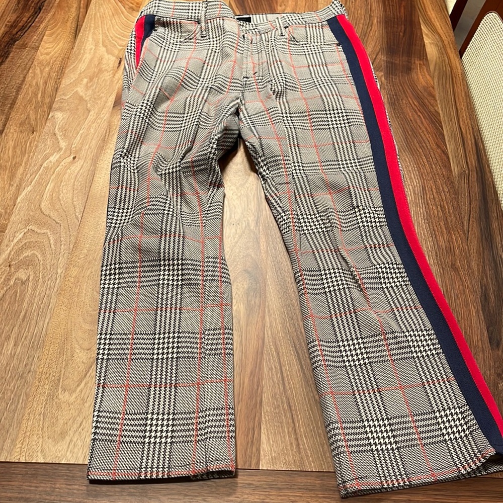Mother plaid pants
